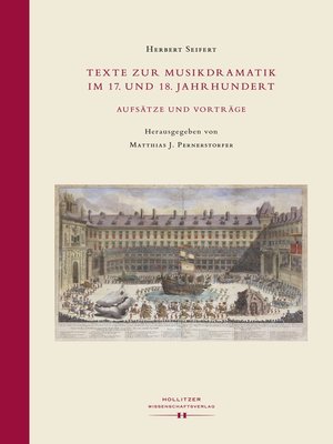 cover image of Texte zur Musikdramatik im 17. und 18. Jahrhundert